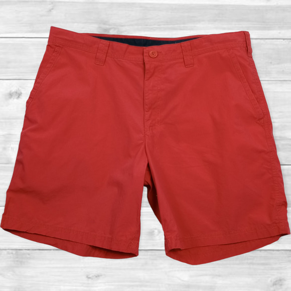 Columbia‎ Men's Coral Cotton Washed Out Chino Shorts Size 36 - Picture 2 of 10